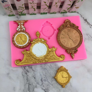 HY Khuôn Chơi Khuôn Silicon Đồng Hồ Để Tự Làm Bánh Kẹo Mềm Bánh Quy Xà Phòng Đường Sô Cô La Trang Trí - Product Image 6