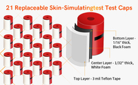 1439 Sharp Edge Tester SET-50 Device Safety Testing Tool with 21 Pcs Tape Kits for Electrical Enclosure Lab Equipment