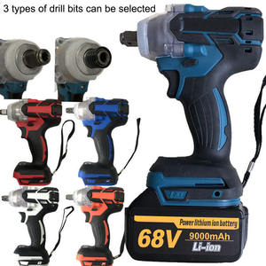 21V Rechargeable Lithium <b>Battery</b> DIY Portable Cordless Brushless Impact Wrench High Torque 300N.m 4 Drive 3-Year Warranty 650W - Product Image 3