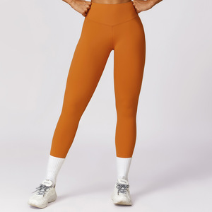Vente en gros Legging de yoga taille haute pantalon de yoga à séchage rapide pantalon de fitness amincissant <span class=keywords><strong>et</strong></span> serré pour femmes ensembles de fitness de gymnastique - Product Image 3