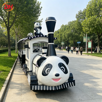 Train touristique miniature économique sans rails, personnalisable OEM/ODM, pour équipement de divertissement familial dans les parcs et aires de jeux
