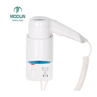 Sèche-cheveux électrique mural pour salle de bain d'hôtel, en plastique, 1100W, moteur DC, deux vitesses, diffuseur, pour usage domestique