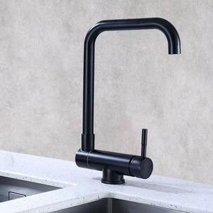 <span class=keywords><strong>Robinet</strong></span> de <span class=keywords><strong>cuisine</strong></span> moderne en acier inoxydable SUS304 avec bec pivotant à 360 degrés, mitigeur eau chaude et froide pour évier de <span class=keywords><strong>cuisine</strong></span> - Product Image 3