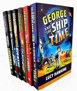 Famous Character Learning Books Stephen Hawking George's Secret Key to the Universal Paperback Book Collection