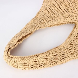 Bolso de Hombro de Gran Capacidad con Cierre Magnético y Doble Correa, Tejido PU Hueco, para Mujer, Invierno, Vacaciones en la Playa, Tanjing - Product Image 2