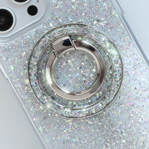 silver glitter <b>Mobile</b> <b>Phone</b> Ring Holder - Product Image 2