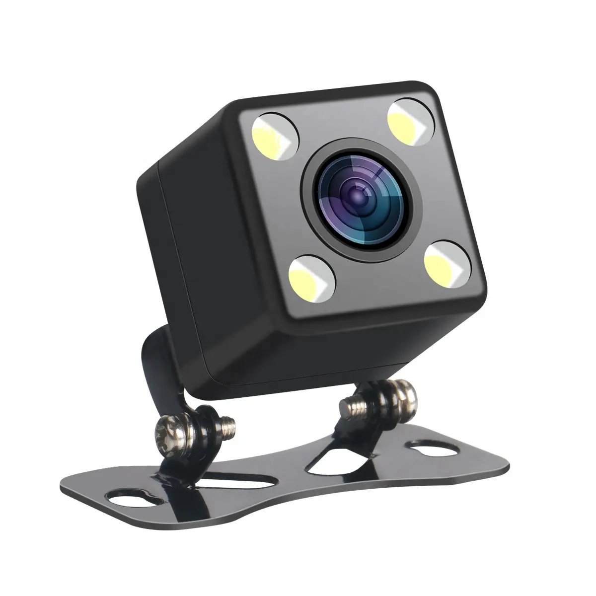 Universal กล้องติดรถยนต์4 Leds,สามารถมองเห็นได้ในที่มืดติดตั้งง่ายกล้องถอยหลังสำหรับกล้องติดรถยนต์