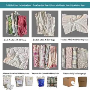 Stracci di Stoffa Usati da 35-55 cm, Fornitura Diretta dalla Fabbrica, Balle da 20 kg, Stracci Industriali <span class=keywords><strong>in</strong></span> <span class=keywords><strong>Cotone</strong></span> per Magliette, Stracci per Pulizia Industriale - Product Image 6