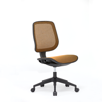 Chaise de bureau moderne, élégante, blanche, petite taille, chaise de visiteur ergonomique, pivotante, en nylon, réglable