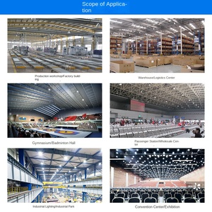 Lámpara Industrial de Techo 150W SMD2835 5000K Aluminio IP20 Garantía de 3 Años Corte Total de Luz CRI90 para Almacenes - Product Image 5