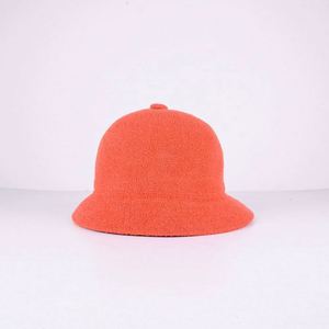 Wholesale Fashion Unisex 100% Cotton Round <b>Top</b> Soft Fisherman Hats Terry Towelling Bucket Hat Custom Embroidery Logo - Product Image 6