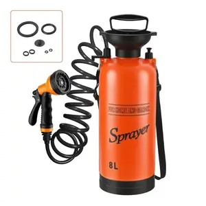 8 Liter Agricultural Plastic High Pressure Manual Sprayer Garden Pesticide Pest Control Knapsack Hand Sprayer