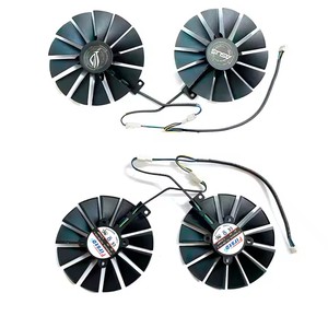 ใหม่สำหรับ Asus <span class=keywords><strong>Radeon</strong></span> RX580 570 <span class=keywords><strong>470</strong></span>การ์ดจอแบบ Dual /strix Gaming OC อะไหล่สำหรับ PLD10010S12HH การ์ดจอ FDC10M12S9-C T129215SM - Product Image 2