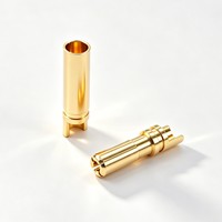 Connecteur banane plaqué or 4 mm, haute intensité, mâle/femelle, en laiton et cuivre, pour batterie de modèle d'avion RC