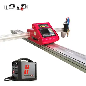 MS-2030 Portable cnc plasma cutting machine flame and plasma both type Huayuan LGK 80A cutting power