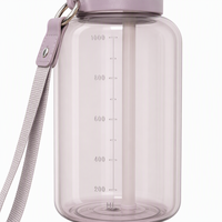 Bouteille d'eau sport 1,2 L (40 oz) avec poignée latérale intégrée, anti-fuite, isolation thermique PC 0-6h, sans BPA, couvercle à clapet, OEM/ODM en gros