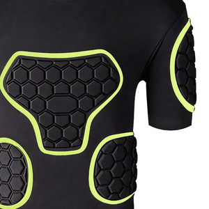 Nieuw Ontwerp Beschermende Voetbal Training Uniform Mouw Voetbal Keeper Top Polyester Uniform Kleurrijke Korte Mouw Slijtage - Product Image 3