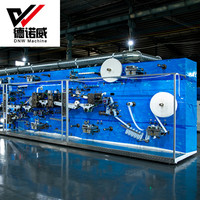 Ligne de production entièrement automatique à servomoteurs pour une usine de produits sanitaires pour adultes nouvellement créée