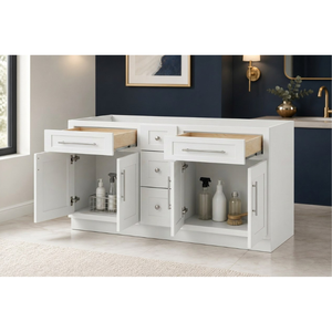Bathroom Vanity Cabinet 60 Inch Shaker Double or Single Sink Drawer Base Wholesale RTA Vietnam - Product Image 5