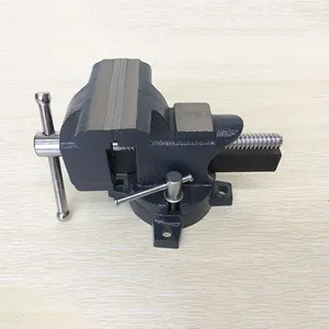 Household bench vises vice Guide rod bench vise vice American-style rotary with anvil household bench vise