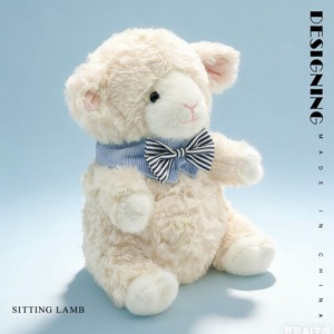 Nuova Tendenza Mascotte di Capodanno 2027, Simpatico Peluche Morbido a Forma di Pecora Seduta, Regalo per l'Anno della Capra - Product Image 5