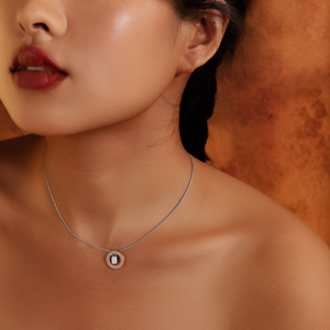 สร้อยคอจี้แฟชั่น สแตนเลสสตีล 316L ชุบทอง PVD ทนทาน พร้อมจี้ทรงกลม - Product Image 3
