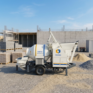 Pompe à béton autochargeante diesel haute performance, modèle DHTB15, 62/72/92KW, transport vertical 60m - Product Image 2