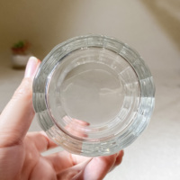 Wegwerp ecologisch verantwoorde transparante shotglas met klassiek rotanpatroon voor gebruik in bars en restaurants