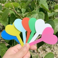 Étiquette de plante blanche inscriptible en plastique imperméable pour le jardin