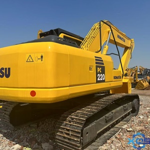 Excavatrice sur chenilles Komatsu PC220-8 d'occasion du Japon, 22 tonnes, équipement de construction, moteur, boîte de vitesses, pompe, moteur, PLC certifié, occasion - Product Image 2