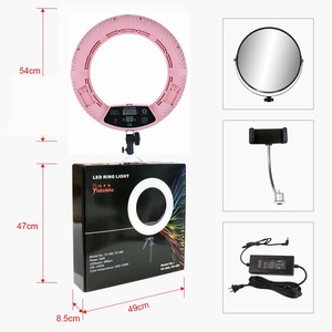 Anillo de Luz Fotográfico y de <span class=keywords><strong>Video</strong></span> FD-480II de Alta Calidad de 96W con Trípode y Soporte para Teléfono - Product Image 3