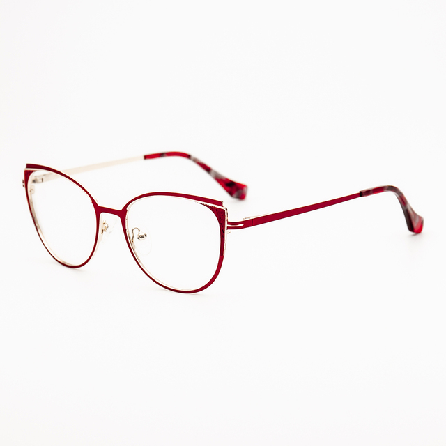 Wholesale Fashion Vintage Metal Full Rim Glasses Frames Optical Anti Blue Light Comfortable Eyeglass for All Face Shapes New