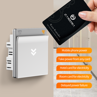Interrupteur intelligent à carte magnétique pour économie d'énergie, bon prix, hôtel, économie d'énergie, interrupteur RFID