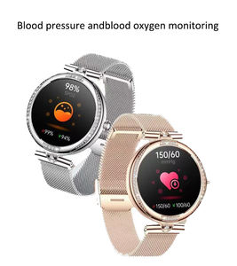 DENIXI jam tangan berlian wanita, jam tangan pintar monitor kesehatan tahan air IP67 mewah kompatibel dengan sistem IOS dan Android - Product Image 4