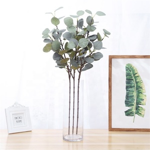 <span class=keywords><strong>Artificial</strong></span> de <span class=keywords><strong>eucalipto</strong></span> dólar de plata ramas Apple árbol hojas para decoración de la boda - Product Image 3