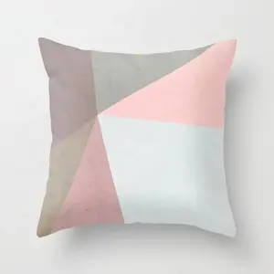 Dekoratif özel kontrast renk kanepe yastık oturma odası yastık örtüsü