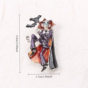 Broche de Payaso Vintage, Accesorio de Moda para Ropa - Product Image 4