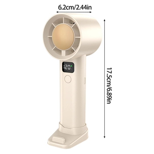 Rechargeable Fan Factory Table Stand Air <b>Cooler</b> Digital Display Handheld Portable Turbo Fan Outdoor <b>Small</b> Electric Fan Gift - Product Image 2