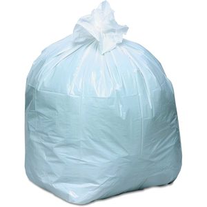 Bolsas de Basura Comerciales de 13 Galones, 0.85 Mil, Blancas, de Plástico Reciclado, Modelo Trash Bag9, Impresión Personalizada, Paquete de 150 - Product Image 2