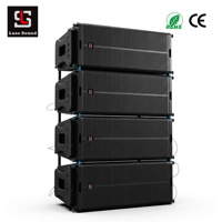 Lasesound LA-5 Altavoz Profesional de Audio Dual de 10 Pulgadas, 1600W RMS, Alta Sensibilidad 132dB, Sistema de Altavoces para Escenario