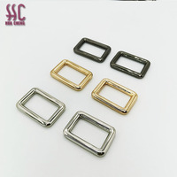 25mm 32mm 35mm taille intérieure Tri-Glide curseur ajuster les boucles suspendus placage carré boucle de ceinture réglable pour sac