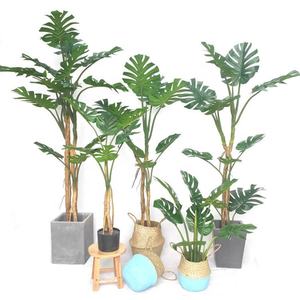 Nouveauté Décoration d'intérieur nordique <span class=keywords><strong>Plante</strong></span> en plastique 155 cm Monstera Deliciosa <span class=keywords><strong>Albo</strong></span> Feuille de tortue Faux Monstera Feuille de <span class=keywords><strong>plante</strong></span> - Product Image 5