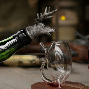 Verseur rapide de bar en forme de <span class=keywords><strong>cerf</strong></span> animal personnalisé verseur de bouteille d'<span class=keywords><strong>alcool</strong></span> bec verseur de liqueur distributeur de vin verseur d'aérateur de vin - Product Image 2