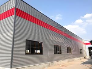 Structure en acier léger pour hangar, <span class=keywords><strong>atelier</strong></span>, entrepôt, maisons préfabriquées, service de soudage, acier à faible teneur en carbone Q235/Q345, certifié ISO9001 - Product Image 4