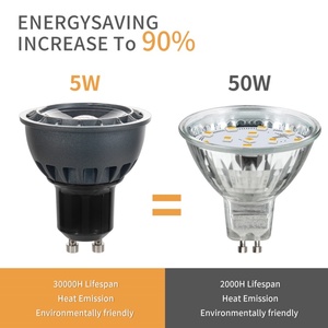 Bán buôn 2025 mới nhất 5W 12V AC/DC GU10 ánh sáng tại chỗ Dimmable không nhấp nháy LED CCT 2700-6500K chùm góc 15/60 ngô đèn - Product Image 6