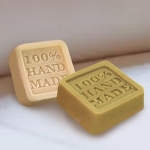 Factory Hot Quality Custom 3d 100% Handmade <b>square</b> Rectangular Baking Cake Soap Moulds Handmade Silicone Soap Mold with logo - Product Image 3