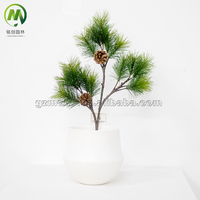 Branches de pin artificielles géantes en plastique, décorées, écologiques et résistantes aux UV, pour Noël et mariages, vente en gros