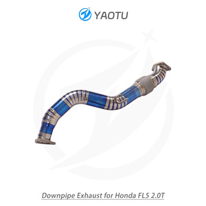 Tubo de Escape de Titanio de Alta Calidad YT, Tubo Delantero para Honda <span class=keywords><strong>Civic</strong></span> <span class=keywords><strong>Type</strong></span>-<span class=keywords><strong>R</strong></span> FL5 <span class=keywords><strong>2.0</strong></span> - Product Image 4