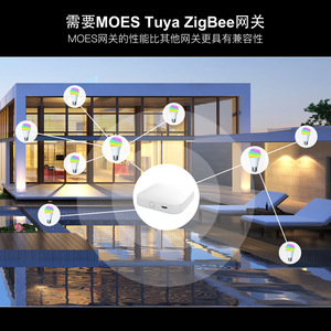 หลอดไฟอัจฉริยะ Moes Zigbee 9W E27 ควบคุมผ่านแอป ปรับอุณหภูมิสีได้ - Product Image 2