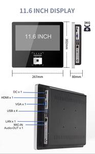 Kiosco <span class=keywords><strong>de</strong></span> verificación <span class=keywords><strong>de</strong></span> <span class=keywords><strong>precios</strong></span> <span class=keywords><strong>de</strong></span> supermercado con interfaz USB, escáner <span class=keywords><strong>de</strong></span> código QR, Windows 10, 11,6 \ ", para supermercado - Product Image 4